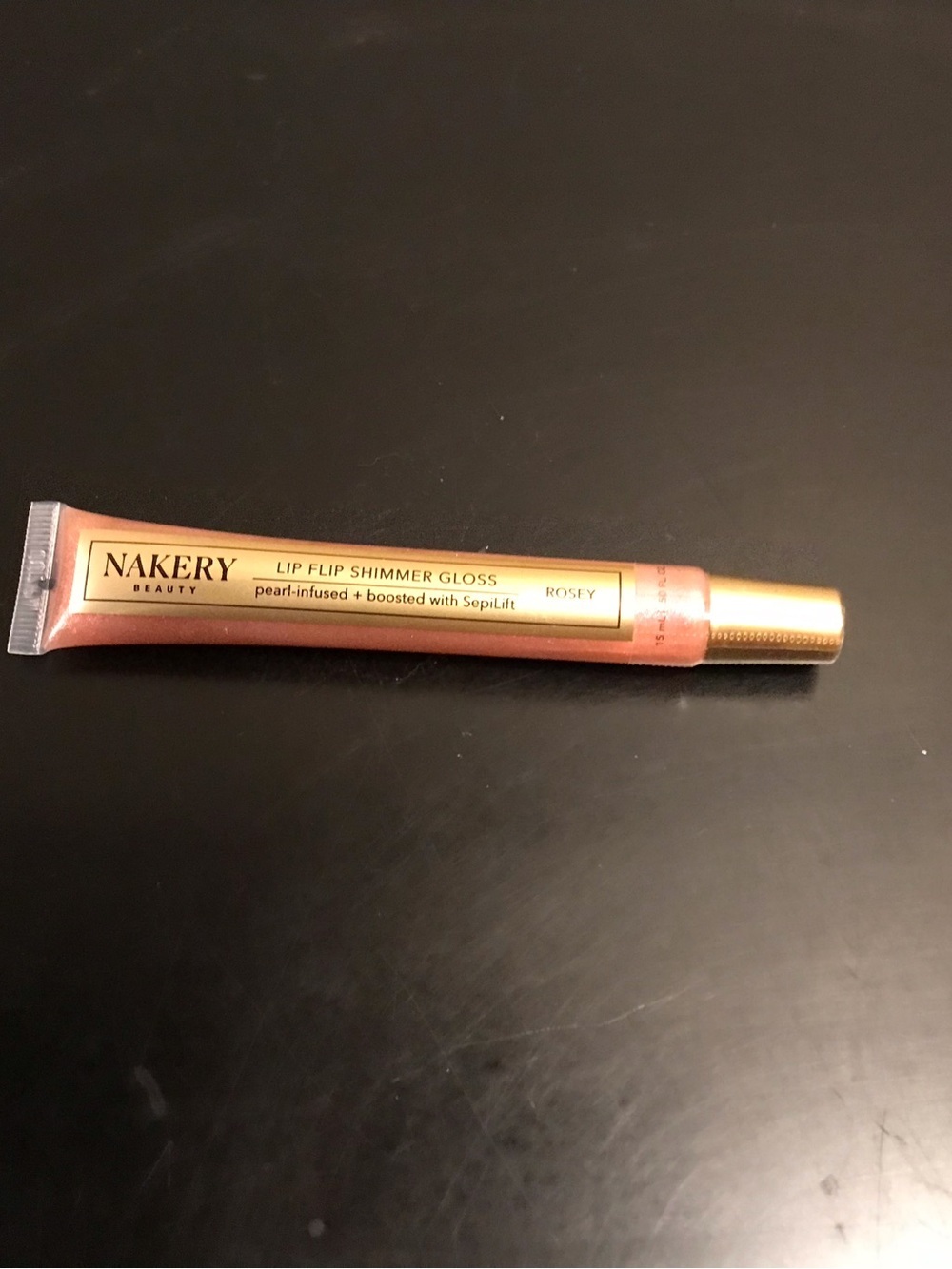 Nakery Lip Flip Shimmer Gloss — Rosy